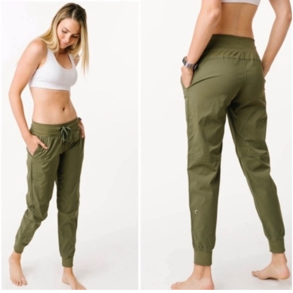 ZYIA Pants - Zyia Active Olive Trail Joggers Pants Army Military Green Hiking Plus Size XL